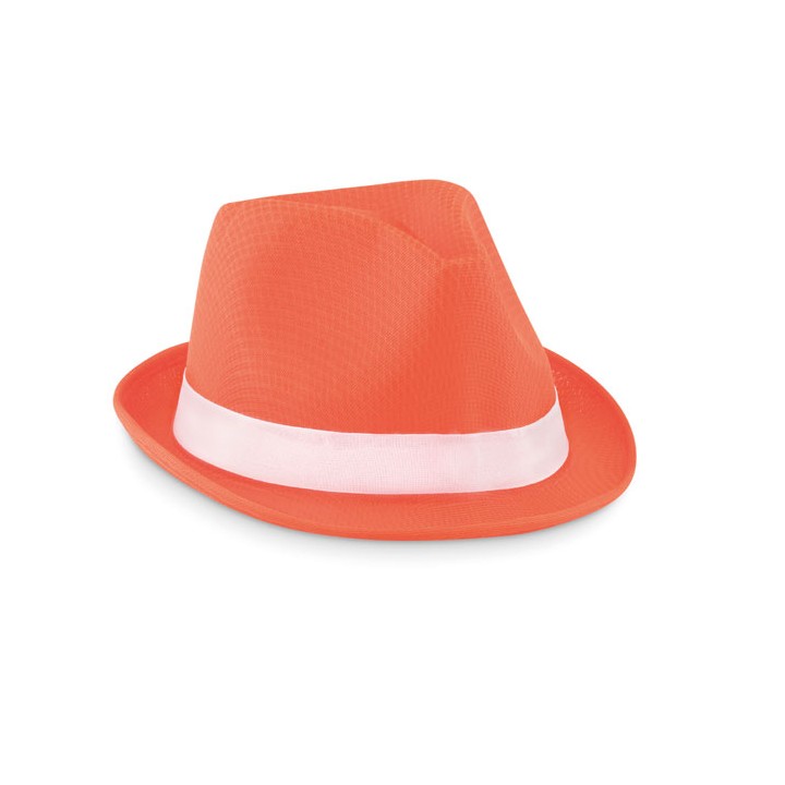Chapeau de couleur en polyester