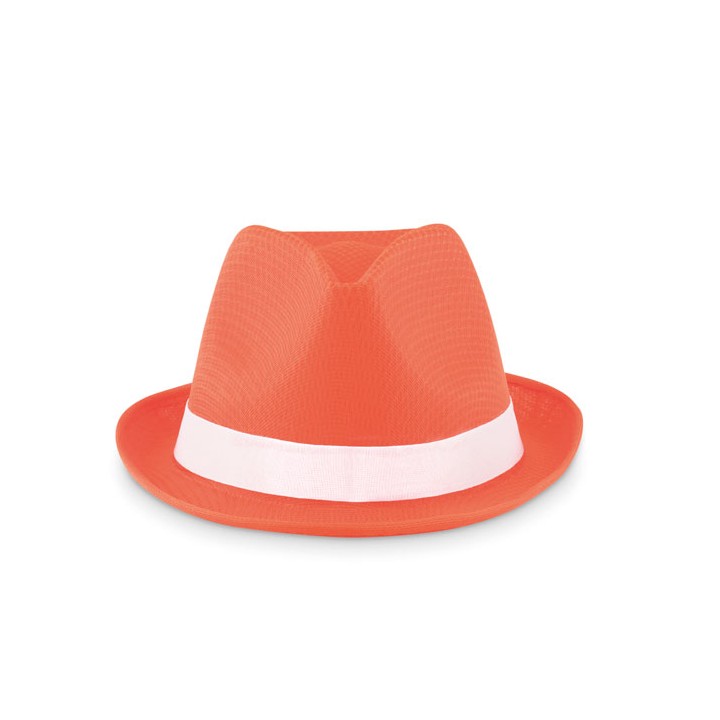 Chapeau de couleur en polyester