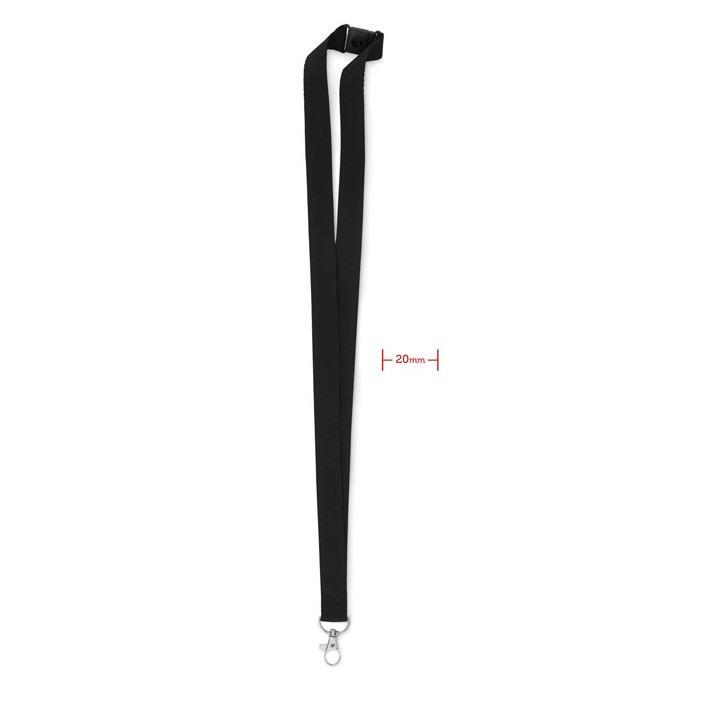 Lanyard crochet métal 20mm