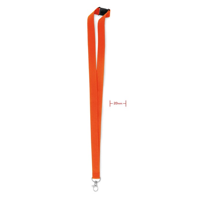 Lanyard crochet métal 20mm