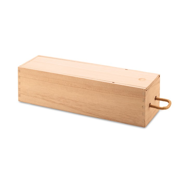 Coffret bouteille en bois