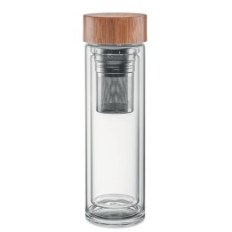 Gourde double paroi verre 420ml