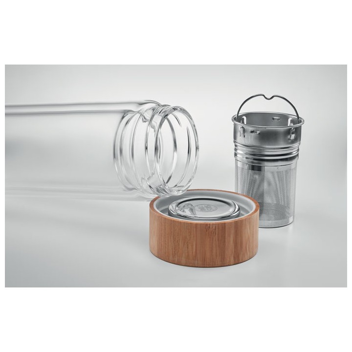 Gourde double paroi verre 420ml