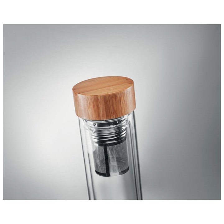 Gourde double paroi verre 420ml