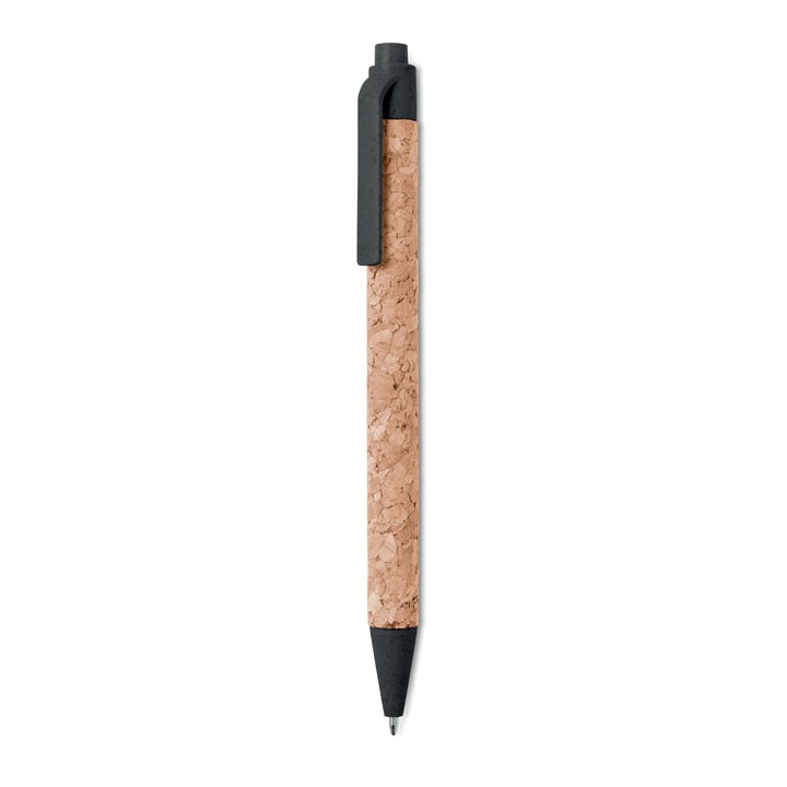 Stylo bille en liège / blé-paille