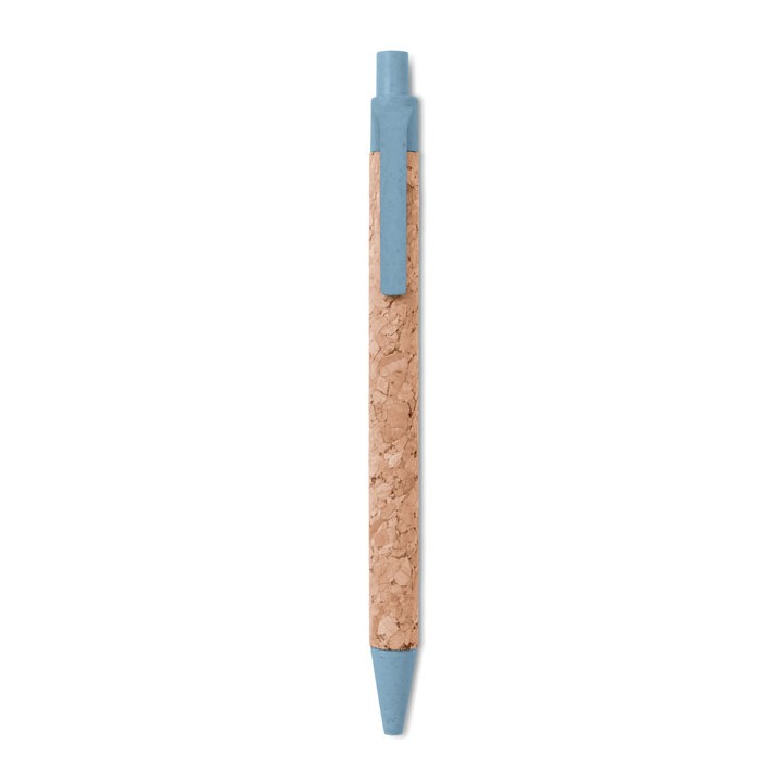 Stylo bille en liège / blé-paille