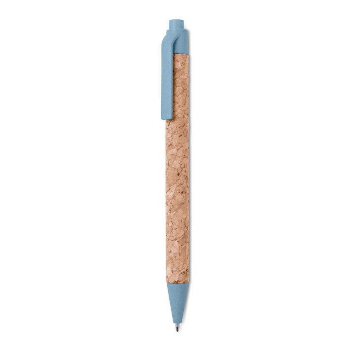 Stylo bille en liège / blé-paille
