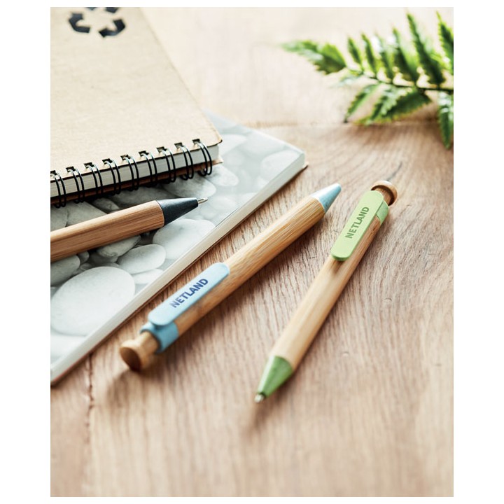 Stylo bambou/paille blé et ABS
