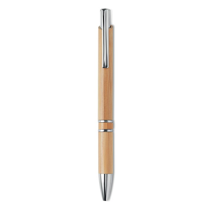 Stylo à bille en bambou.