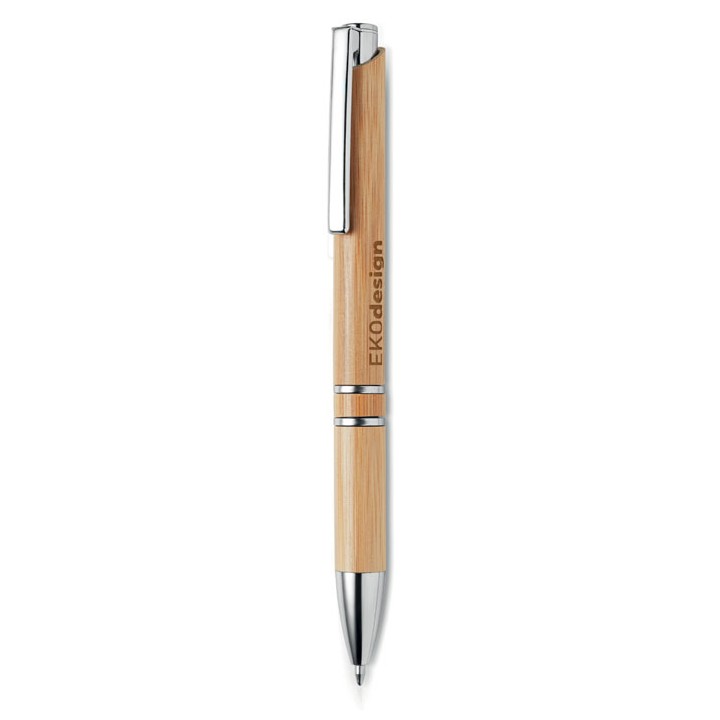 Stylo à bille en bambou.