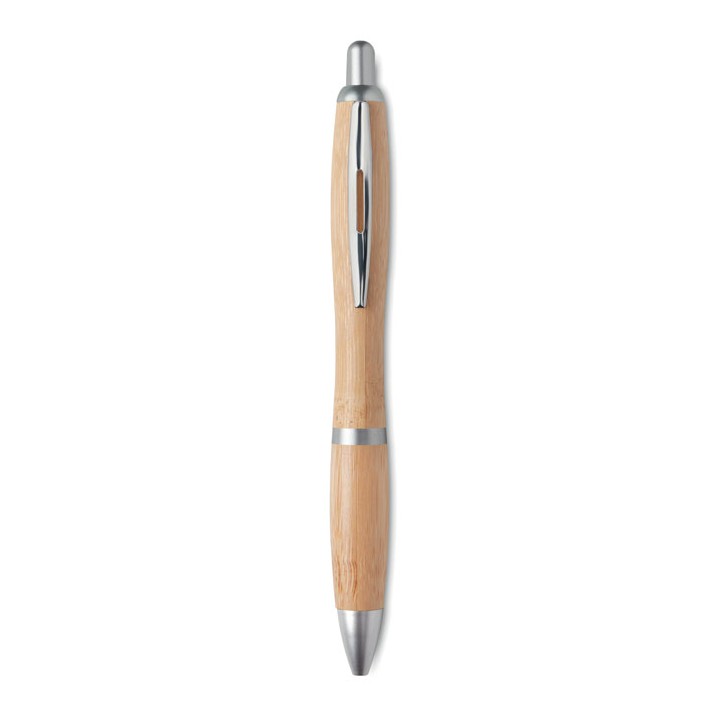 Stylo bille en ABS et bambou.