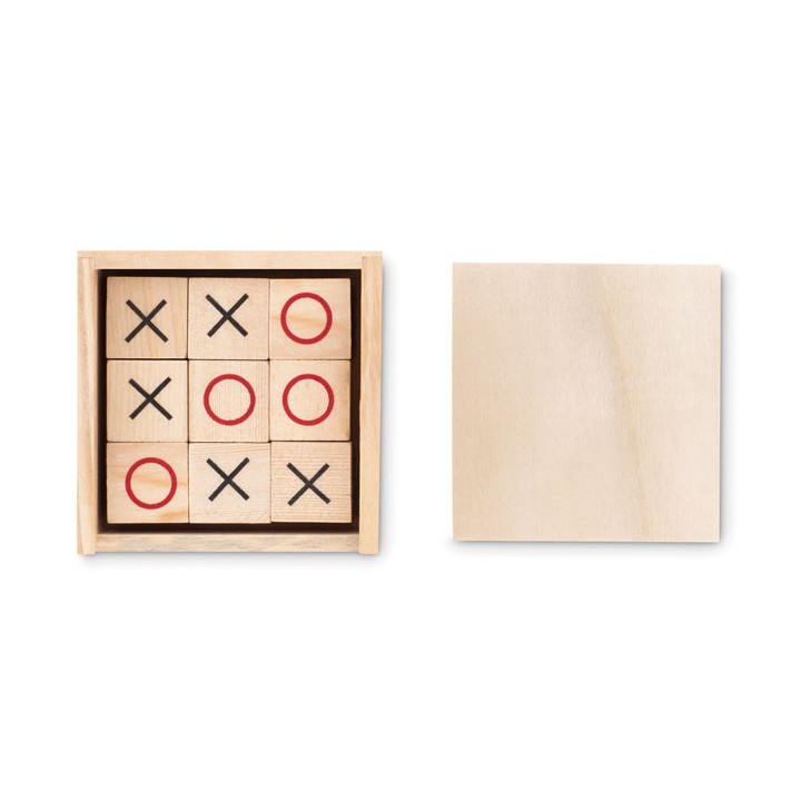Jeu de morpion en bois