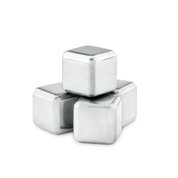 Set  4 glaçons en acier inox