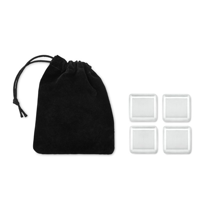 Set  4 glaçons en acier inox