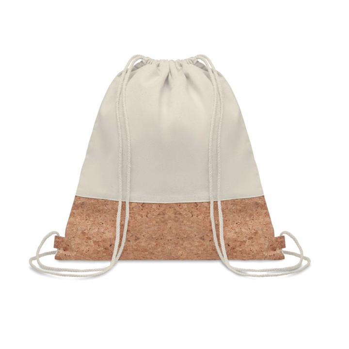 Sac à cordon avec liège.