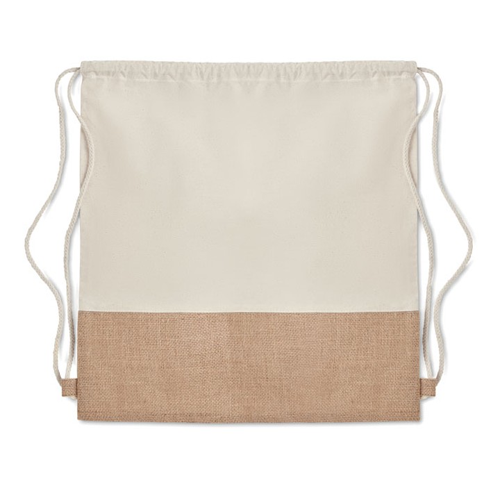 Sac à cordon avec détails jute