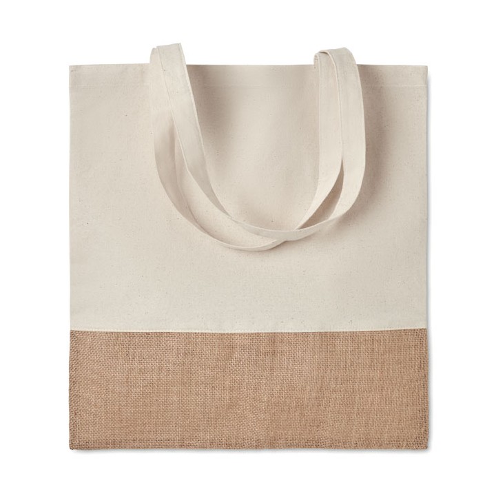 Sac à provisions avec jute.