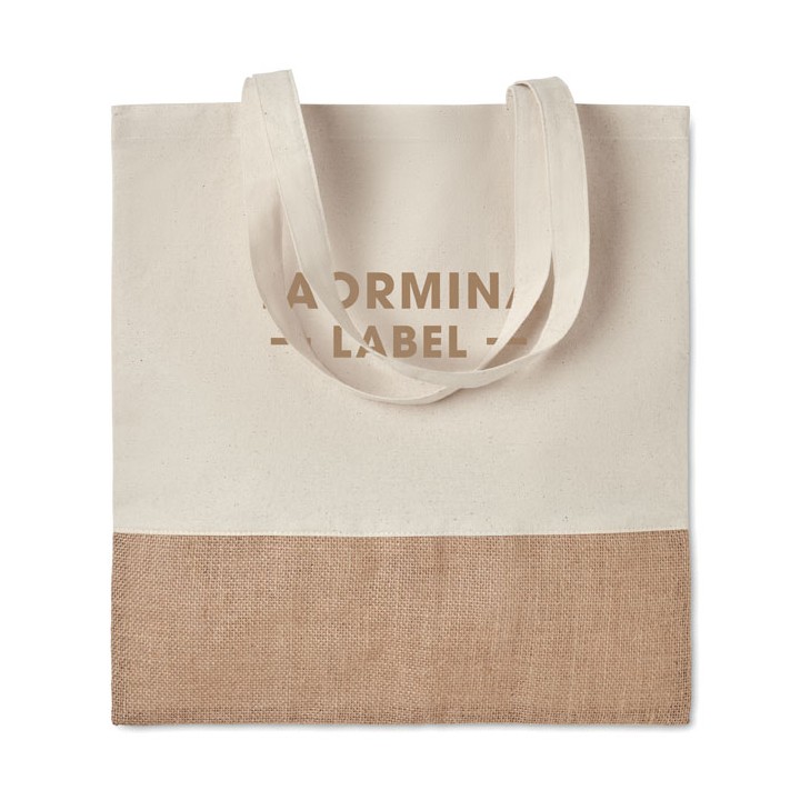 Sac à provisions avec jute.