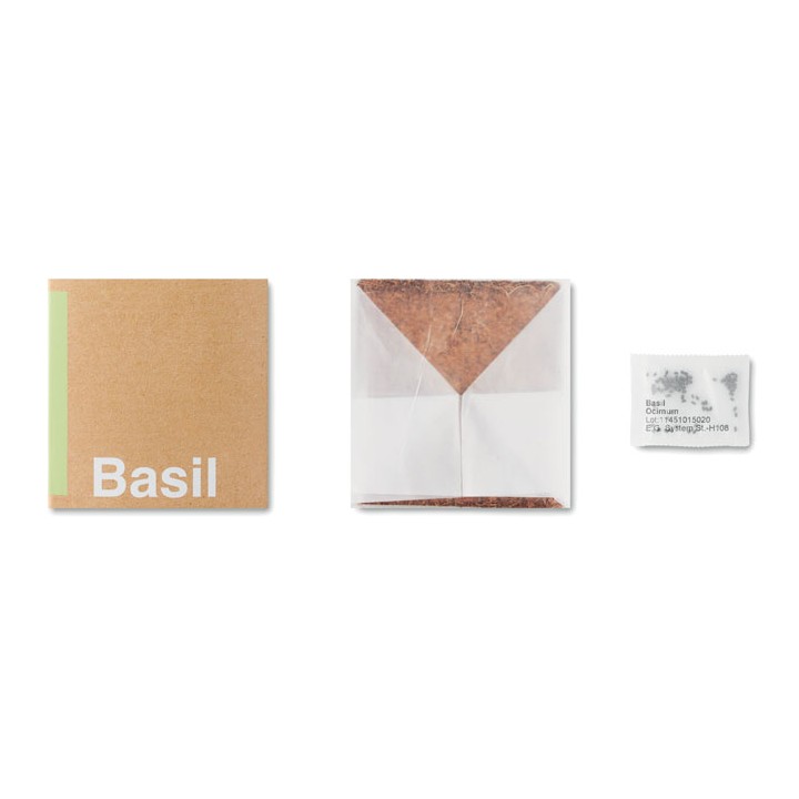 Substrat avec graines Basilic.