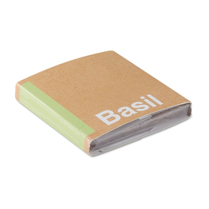 Substrat avec graines Basilic.