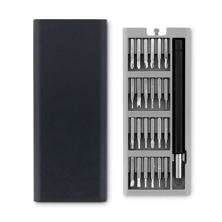 Jeu  24 tournevis en coffret.