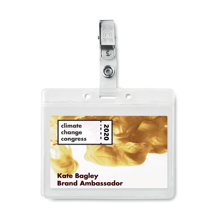 PVC badge holder