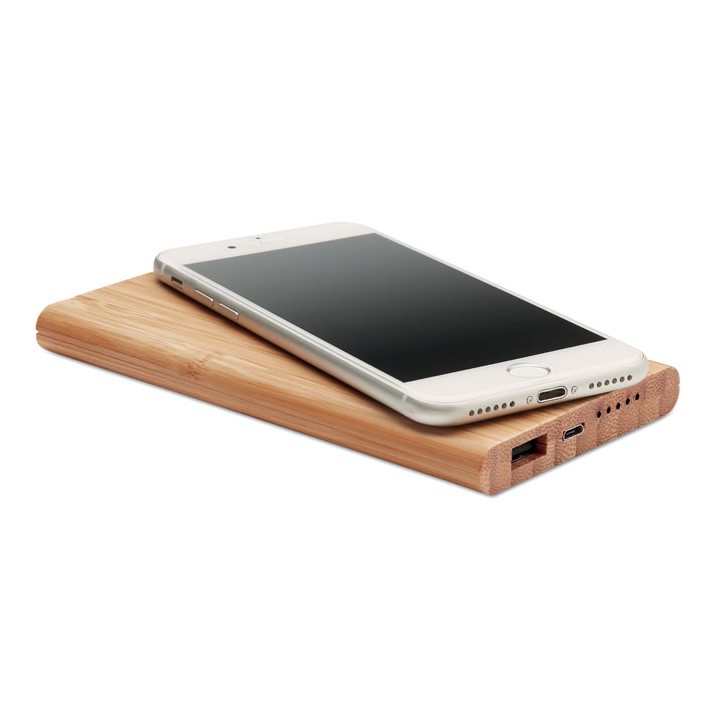 Powerbank/chargeur en bambou