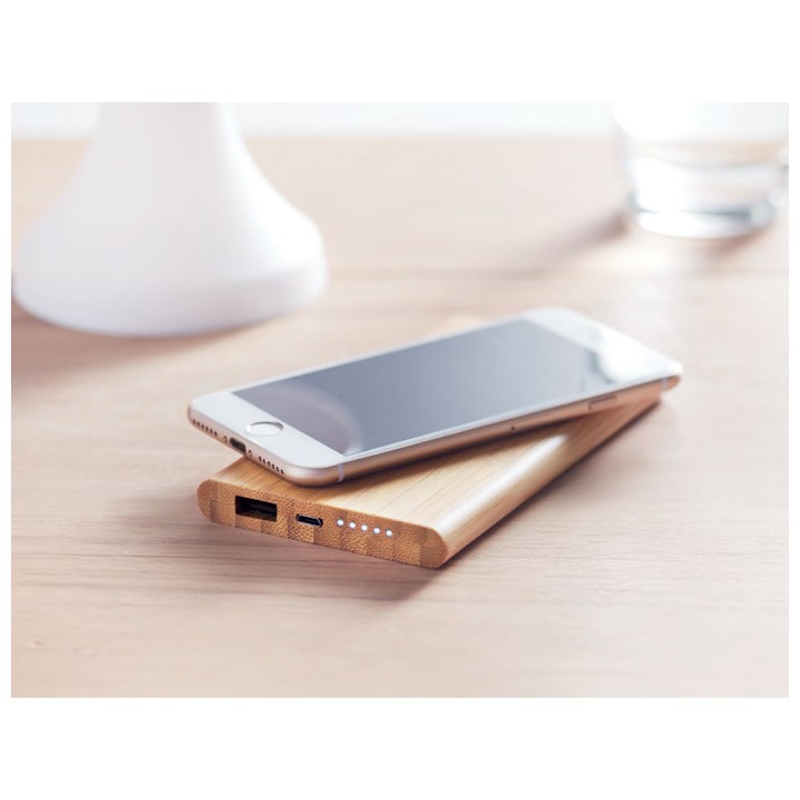 Powerbank/chargeur en bambou
