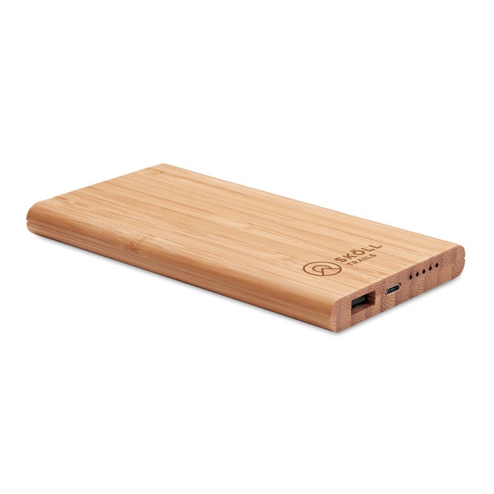 Powerbank/chargeur en bambou