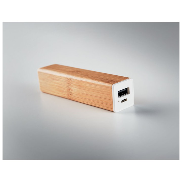 Powerbank bambou 2200 mAh