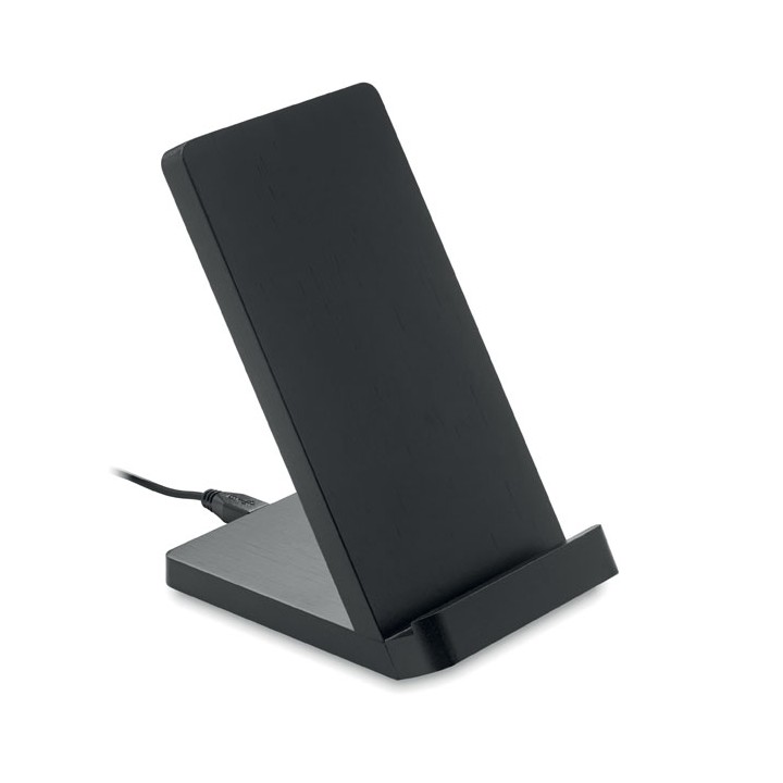 Chargeur sans fil en bambou