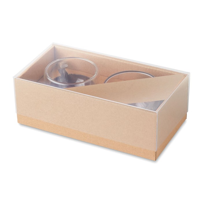 2 verres expresso double paroi