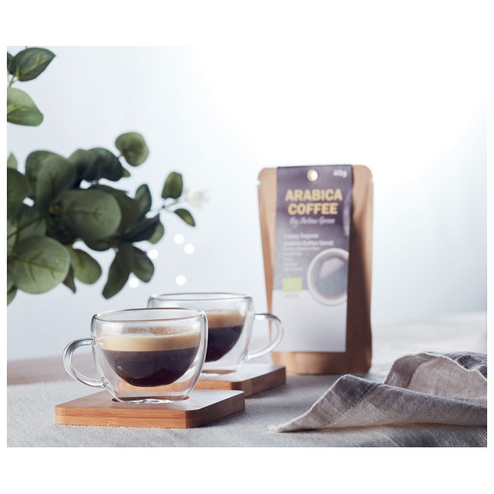 2 verres expresso double paroi