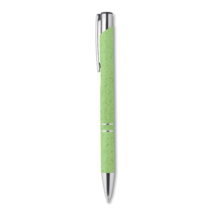 Stylo poussoir blé paille ABS