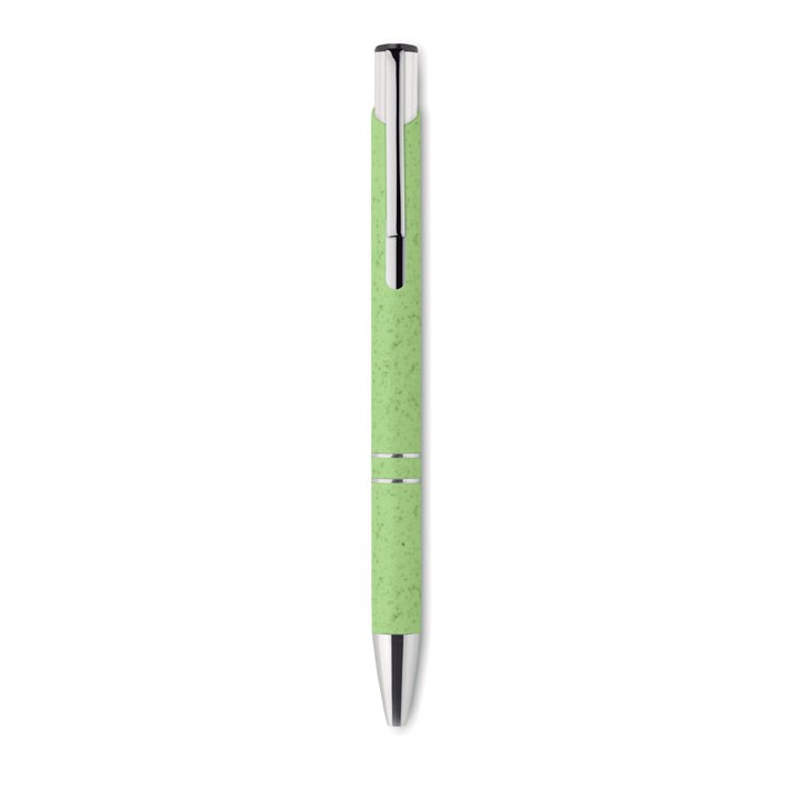 Stylo poussoir blé paille ABS
