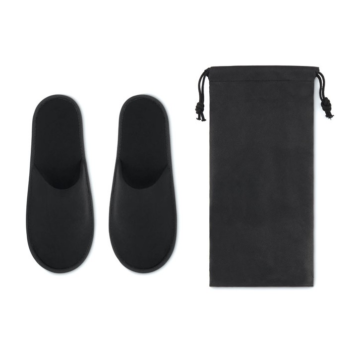 Paire de pantoufles & pochette