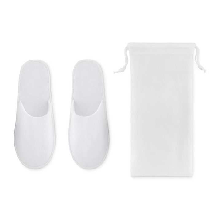 Paire de pantoufles & pochette