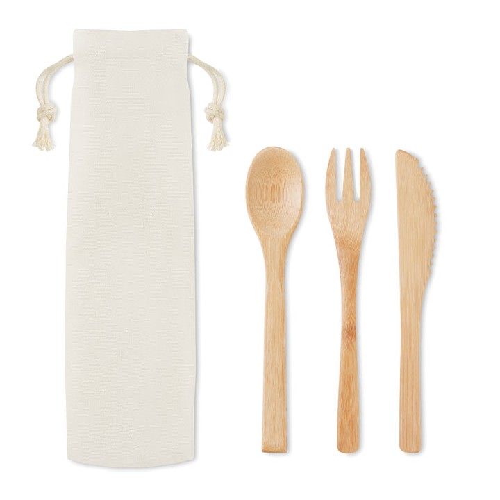 Set de couverts en bambou