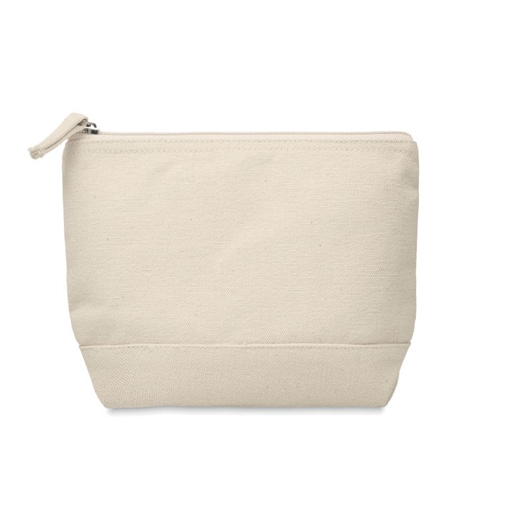 Trousse en coton bicolore