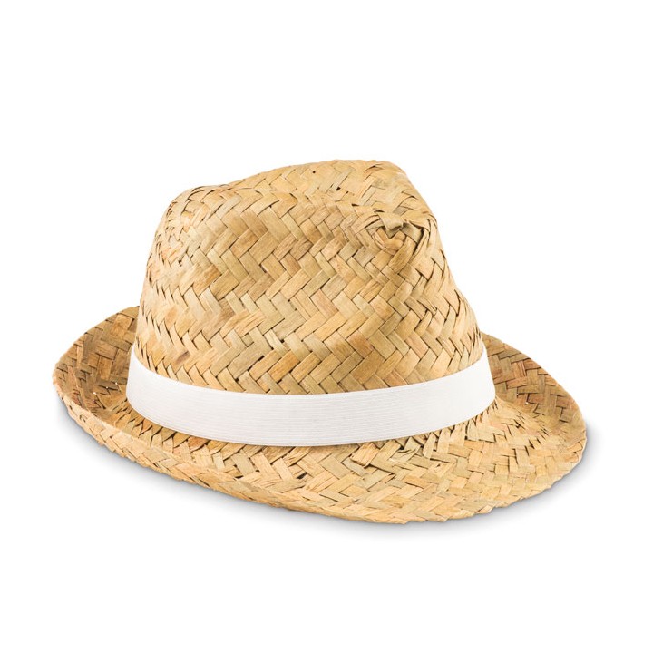 Chapeau en paille naturelle