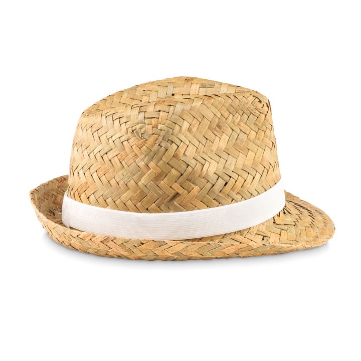 Chapeau en paille naturelle