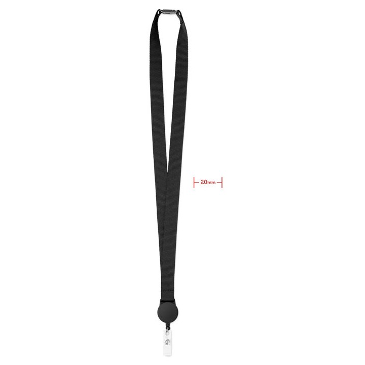 Lanyard avec badge extensible