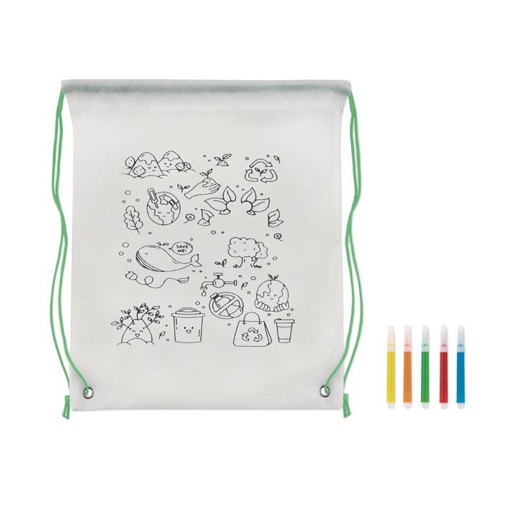 Sac à cordon non tissé