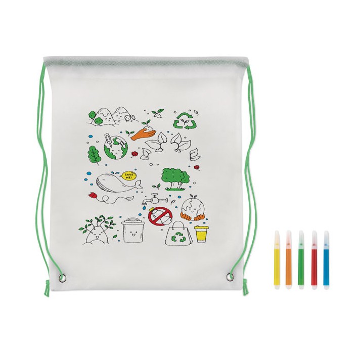 Sac à cordon non tissé