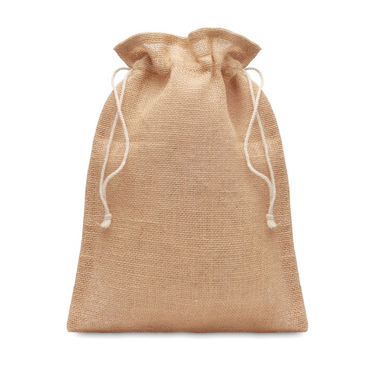 Sac cadeau moyen en jute