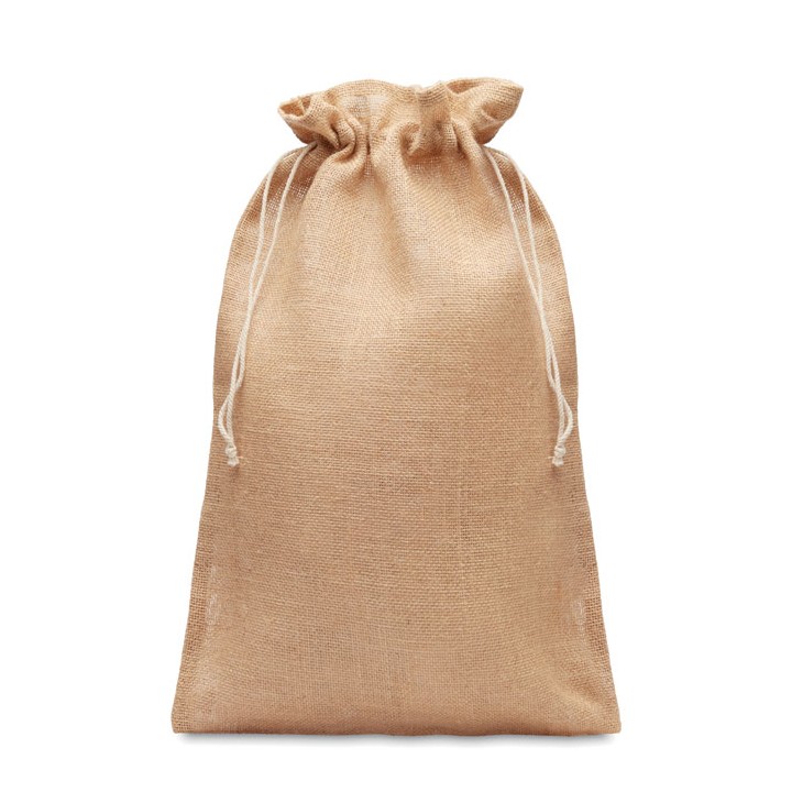 Grand sac cadeau en jute 30x47 cm