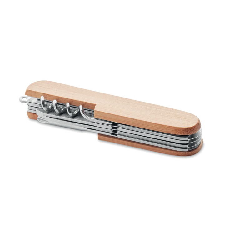 Couteau multi outils en bambou