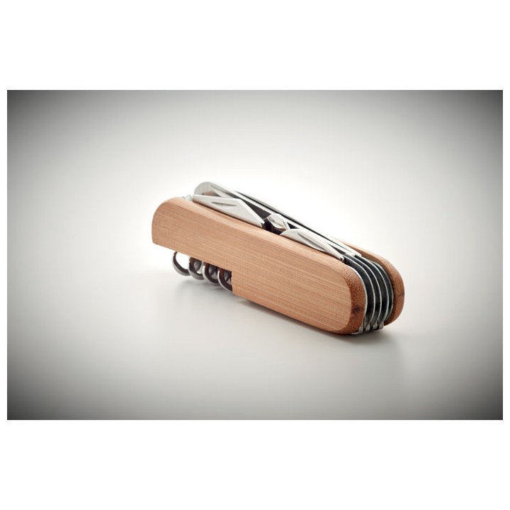 Couteau multi outils en bambou