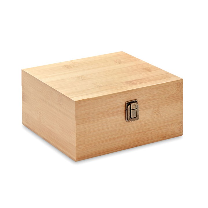 Set whisky avec boîte bambou