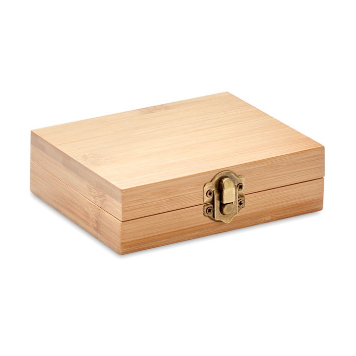 Set whisky avec boîte bambou